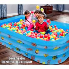 Inflatable Lion Design Swimming Pool 180*130*55 - A - View 5