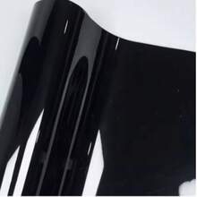 Màng bọc vinyl PET siêu bóng màu đen bóng như đàn piano, tự dính, không bọt khí, dùng cho máy tính, laptop và các thiết bị chơi game khác. - PET màu đen bóng - Xem 2