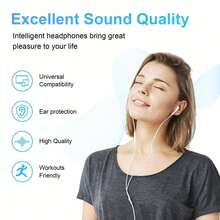 Auriculares con cable con control remoto incorporado, enchufar y reproducir, sin necesidad de emparejamiento Bluetooth, compatible con iPhone 14/13/12/11/XR/XS/X/8/7/SE/Pro/Pro Max, control de música, llamadas y volumen con puerto Lightning - Ver 7