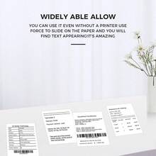 6 Roll Label Printer Tape, Compatible With M110/M120/M220/M108/M100 Label Printers (5.0 Cm X 8.0 Cm), Suitable For Express Labels And Category Labels. - View 4