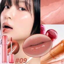 Rom&Nd 1入 3.5g Juicy Lip Tint 09 Sugar Peach，甜粉色調適合所有膚色，像墊子般柔軟不黏膩的唇彩，適合野餐與週末約會，柔滑果凍感唇妝化妝品 - 這果汁唇釉09 滿糖蜜桃 - 查看 8