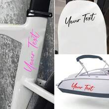 1/5/10Pcs Personalized Custom Name Text Content Sticker, Romantic Wedding Gift Box Balloon Sticker, Birthday/Anniversary/Wedding/Meeting Gift, DIY Gift, Handmade, Handwritten, Wedding Sticker, Gift Sticker For Glass, Cup, Roller, Balloon Etc - Multicolor - View 11