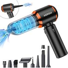Portable Wireless Vacuum Cleaner, 16000PA High Power Mini Vacuum Cleaner, Strong Pet Hair Vacuum Cleaner, 4-In-1 Compressor Blower Handheld Vacuum Cleaner, Equipped With Brushless Motor, Suitable For Car, Home, Office, Camping, Computer Keyboard And Laptop Cleaning Tool. 2000mAh/11.1V - Cordless - View 10
