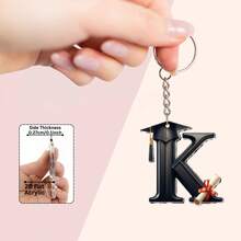 2D Acrylic Graduation Letter Pendant, Graduation Gift And Decoration, Gift For Educators And Colleagues, Bag Charm, Car Key Chain, Graduation Celebration, Gift And Souvenir - Graduation Cap Letter Keychain - View 36