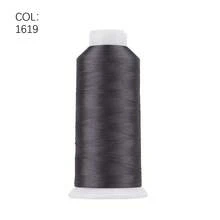 Nuevo 40 peso 120D/2 hilo de bordar de poliéster 4000 metros Singeráquina Industrial doméstica 80 colores de madera a elegir BIBJ - 1800 Negro - Ver 5
