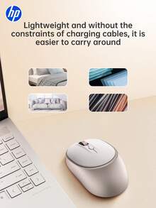 HP M241 无线鼠标 2.4GHz USB 静音鼠标 可爱便携人体工学鼠标 即插即用迷你电脑鼠标 适用于笔记本电脑、台式电脑、办公室、家庭、节日礼物 - 查看 4