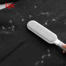 1pc Double-Sided Pet Hair Cleaning Brush, Manual Pet Hair Remover Brush, Suitable For Cats And Dogs, Static Electricity Absorption, Reusable For Clothes, Bedding, Sofa, Furniture, Carpets, Household Cleaning Tool - Multicolor - View 12