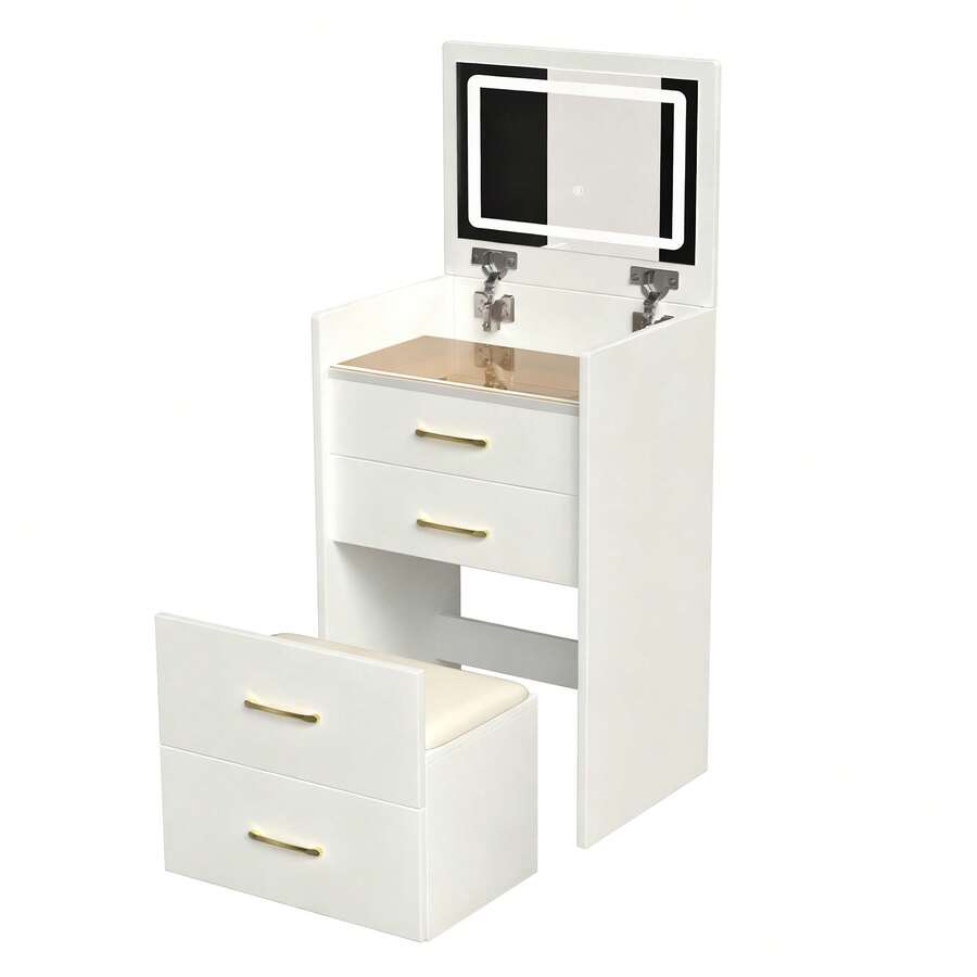 Vanities & Vanity Benches - White - View 1