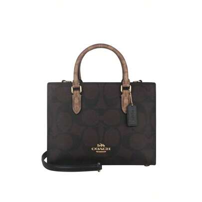  Túi xách đeo vai nữ Coach Maggie in họa tiết CY676IMXI8