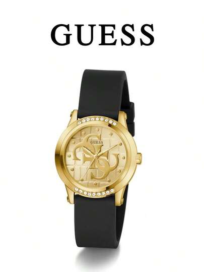 Guess Phoenix Black Dial Silver Steel Strap Watch For Men,Chronograph Quartz Dial Men'S Watch Casual And Fashionable Suitable For Daily Wear A Great Gift For Boyfriend Friends And Husband