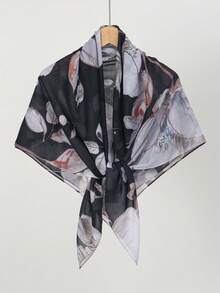 1 chiếc khăn bandana phong cách retro tối giản thời trang, khăn quàng cổ in họa tiết lớn mới về. - Nhiều màu - Xem 6