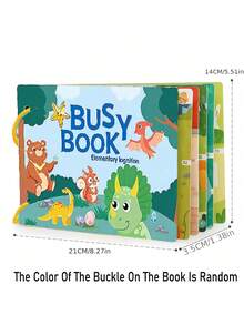 1 Set Of Reusable Sticker Books, Suitable For Children Over 3 Years Old, To Cultivate Children's Letter Learning And Vocabulary Abilities,And Prepare A Fun Interactive Learning Gift For Children - 彩色 - 查看 5