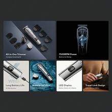 Itel ITR-37 IPX6 全身可水洗式体毛修剪器 - 可整机在水下冲洗，干湿两用，无需拆卸即可进行卫生清洁 - 查看 2