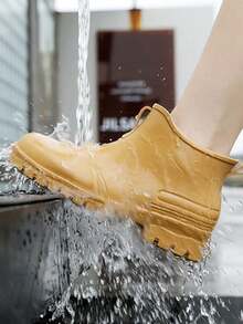 Women Rain Footwear - Camel - View 3
