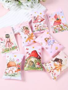 27件套粉色仙女生日纸质礼品袋,适用于派对回礼、粉色仙女迎婴派对糖果饼干包装袋、感谢礼品装饰袋/信封、粉色仙女一周岁生日派对回礼/礼品包装袋、迎婴派对装饰、性别揭晓派对装饰、2026年粉色公主生日派对用品、餐桌装饰、生日礼物、婴儿派对用品 - 粉紅色仙女 - 查看 8
