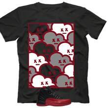 Camiseta extragrande Clouds Airs jordanss12 Flu Game 2025 - forma - Ver 1