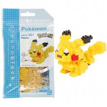 Bộ lắp ráp Nanoblock - Pokémon - Pikachu, Eevee, Squirtle, Gengar, Bulbasaur, Snorlax, Charizard, Mewtwo, Charmander - Bộ lắp ráp Pokémon - Nhiều màu - Xem 12