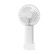 1pc Unisex Mini Handheld USB Fan, Colorful Summer Cooling, 3-Speed Adjustable, Quiet Operation, 5M Airflow, Portable For Outdoor, Camping, Beach, Office, School, Gift - Multicolor - View 2