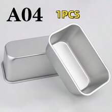 1/3pcs Non-Stick Aluminum Alloy Bread Baking Pan, Rectangular Toast Cake Mold, Oven And Dishwasher , Heat-Conductive Leak-Proof Baking Tool, Durable Kitchen Baking Supplies, Suitable For Pound Cake, Brownies, Desserts, Holiday Parties And Daily Home Baking - Multicolor - View 14