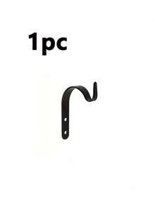 4/8pcs Black Sturdy Arched Multi-Purpose Iron Hooks, Rust-Resistant Plant Hangers, Suitable For Hanging Wind Chimes, Wall-Mounted Plant Racks, Large Outdoor Planters And Stands, Applicable For July 4th Decor, Gardening Tools, Outdoor Furniture, Outdoor Decor - Multicolor - View 13