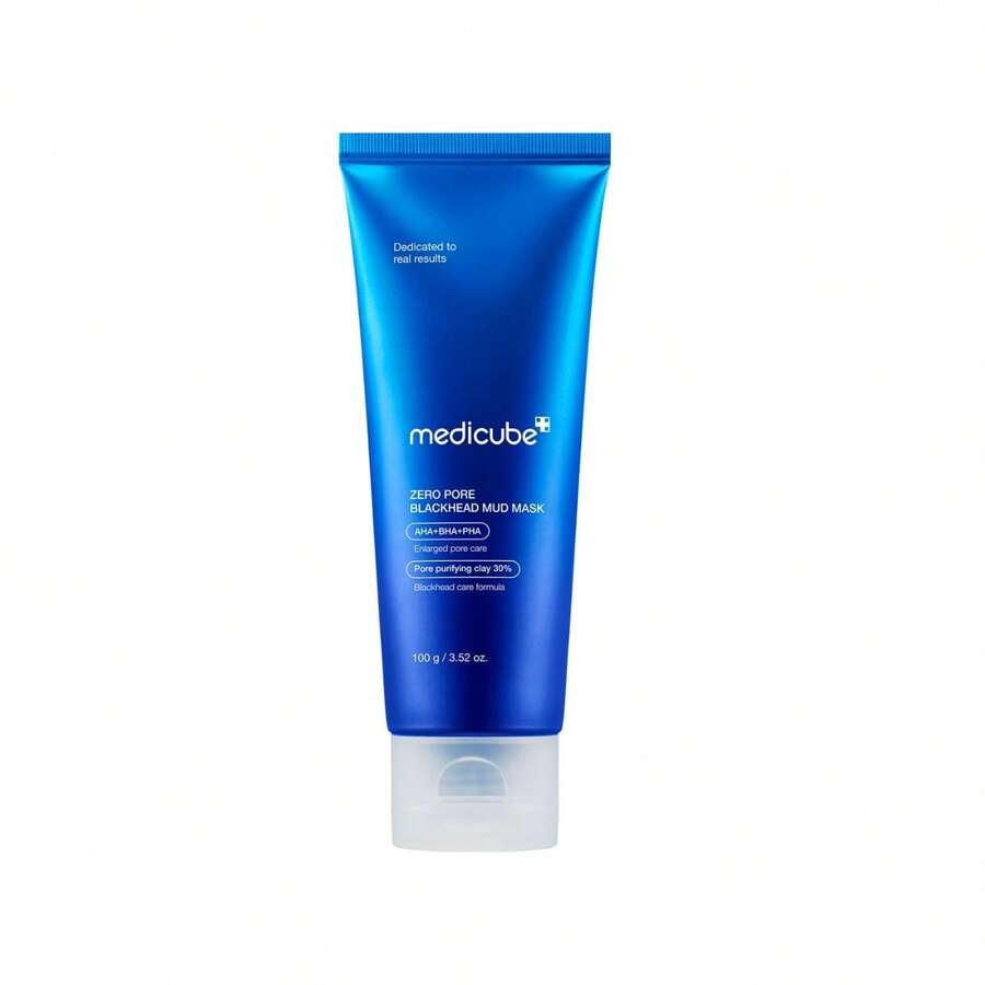 MEDICUBE Zero Pore Blackhead Mud Mask, Mascarilla Facial de Lodo de Secado Rápido para Remover Puntos Negros, Exceso de Sebo e Impurezas, Limpiar Profundamente los Poros y Dejar la Piel Suave, Fresca y Purificada - Arcilla - Ver 1