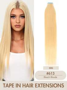 20 piezas Extensiones de cabello humano con cinta adhesiva de 12-24 pulgadas, extensiones de cabello con cinta adhesiva invisible y sin costuras, extensiones de cabello con cinta adhesiva de doble cara, extensiones de cabello humano con cinta adhesiva, extensiones de cabello de Navidad - Multicolor - Ver 61