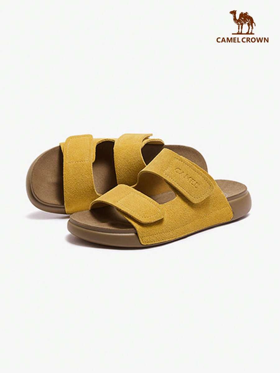 CAMEL CROWN 女士耐穿、轻便、舒适的休闲勃肯凉鞋，适合夏季户外穿着