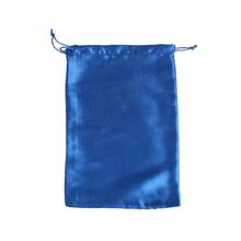 1pc Customized Text Satin Drawstring Storage Bag, Smooth Silk-Like Fabric Pouch, Portable Jewelry & Cosmetics Organizer Bag, Exquisite Gift Packaging Outer Bag, Home Small Item Storage Bag, Holiday Gift Wrapping - Multicolor - View 19