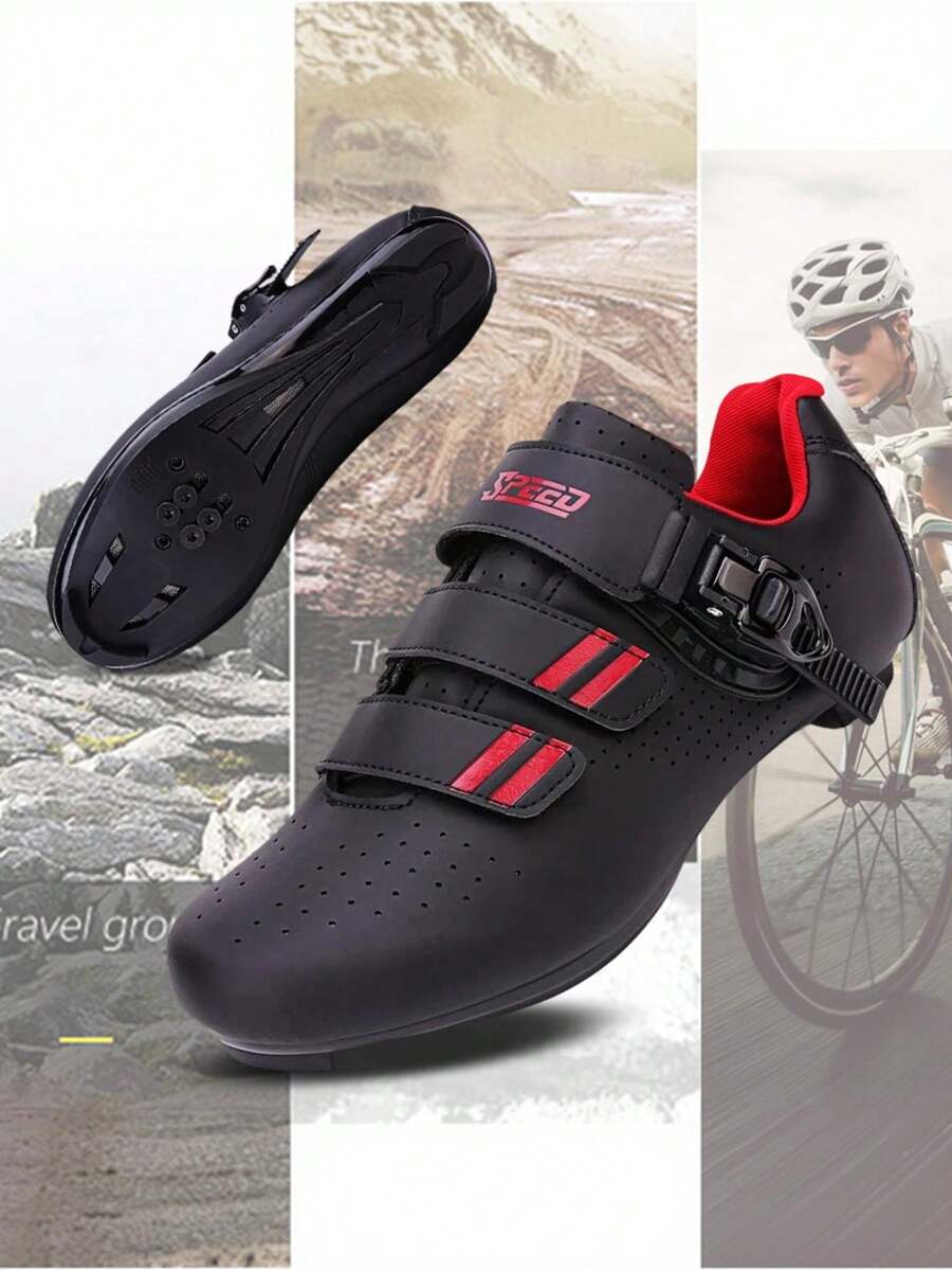 Giày đạp xe đường trường SPD Unisex thoáng khí, chống trượt, chống mài mòn, giày đạp xe ngoài trời chuyên nghiệp, giày đạp xe nam thoáng khí, đế cứng, giày đạp xe đường trường SPD dành cho nữ.