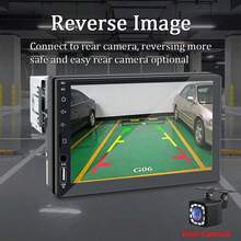 7 Inch 1 Din Car Radio MP5 Multimedia Player Touch Screen FM ISO Power Aux Input Bluetooth USB Mirror Link Universal - A - 查看 3