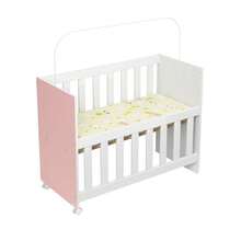 Mini Berço Pático Rosa - Rosa Bebê - Visão 4