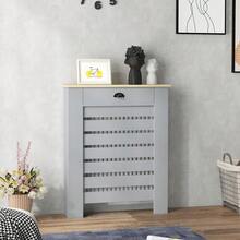 Grey Radiator Cover With Drawer 95.5H X 78Wcm Home Heating Cabinet Shelf - T0001-01-2341 - View 11