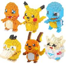 Bloques de Construcción DIY de , Pequeños Bloques de Construcción de Dibujos Animados, , Charizard, Eevee, Mewtwo, Anime, Muñecos de Acción para Armar, Juguetes - 085 - Ver 2
