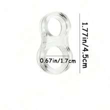 4/8/12 pièces Butoirs de porte en silicone transparent, Protecteurs de poignée de porte, Protège-mur de bouton, Convient pour les portes de chambre à coucher et de salle de bain, Décoration de maison, Décoration de chambre, Anti-collision insonorisante pour la pépinière - Transparent - Voir 7