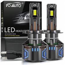 TOAUTO 2PCS H7 H4 H11 LED High Power Headlight Bulb 40000LM 200W 9005 HB3 9006 HB4 9012 HIR2 LED Lights CANbus Super Bright 12V - A - View 16