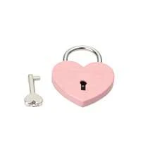 1 Set Customized Engraved Heart Lock & Key Set, Personalized Name & Date Padlock, Couple Matching Jewelry Gift - Multicolor - View 17