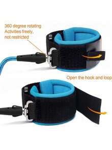 1pc Adjustable Anti-Lost Toddler Wrist Chain Safety Leash With Soft Breathable Wrist Strap, Suitable For Outdoor Walking, Shopping, Travel - Multicolor - View 5