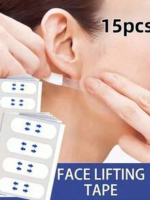 [200pcs/80pcs/40pcs/4pcs] Invisible Lift And Tighten Face Tape, For Lifting Sagging Skin, Instant Face Lift Tape For Women, Lift Sagging Skin And Conceal Makeup Tape, Suitable For Double Chin And Neck, Face Shaping - Alcohol-Free, Suitable For All Skin Types, Unisex - Multicolor - View 17