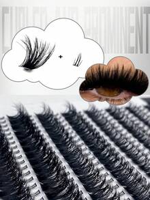 120D (128 sợi mi) dài 10–18 mm, hiệu ứng 3D; Mi giả tự nhiên, dày và mềm mại với độ cong D, kết hợp với mi dưới (160 sợi) tạo nên giải pháp hoàn hảo cho đôi mắt quyến rũ; 0.07 mm, mi ấn tượng, từng sợi mi riêng lẻ, mi dày dặn. - D - Xem 2