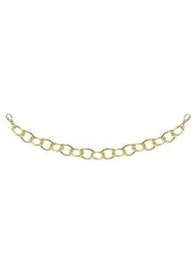 5/1pc Gold Chain Lanyard, Hollow Chain Hat Accessories, Unisex Detachable Metal Chain, Suitable For DIY Mesh Baseball Cap (Hat Not Included) - Multicolor - View 4