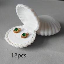 QIAO 12 hộp quà trang sức bằng nhung, thích hợp đựng mặt dây chuyền, bông tai, dây chuyền và các món quà khác, quà tặng bất ngờ. - 12 cái - Xem 10