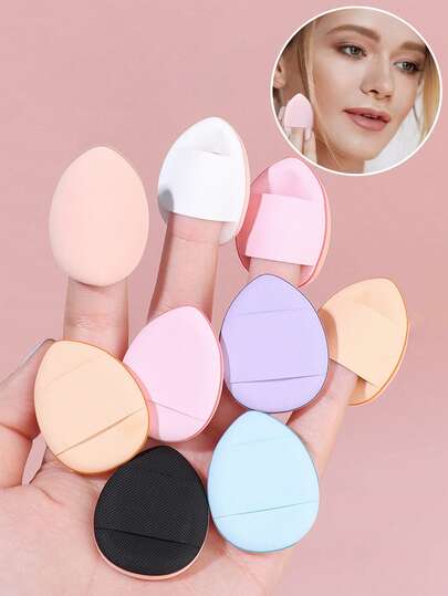 Travel Makeup Sponge With Storage Box, Soft Makeup Sponge Sponge For Foundation, Powder, Concealer, Suitable For Men And Women, Portable Makeup Tool Essential Gift For Outdoor, Office, School