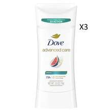 Dove Advanced Care 72 Hour Antiperspirant Deodorant Restore 2.6oz / 74g 3 Pack - 恢復 - 查看 2