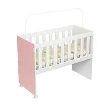 Mini Berço Pático Rosa - Rosa Bebê - Visão 3