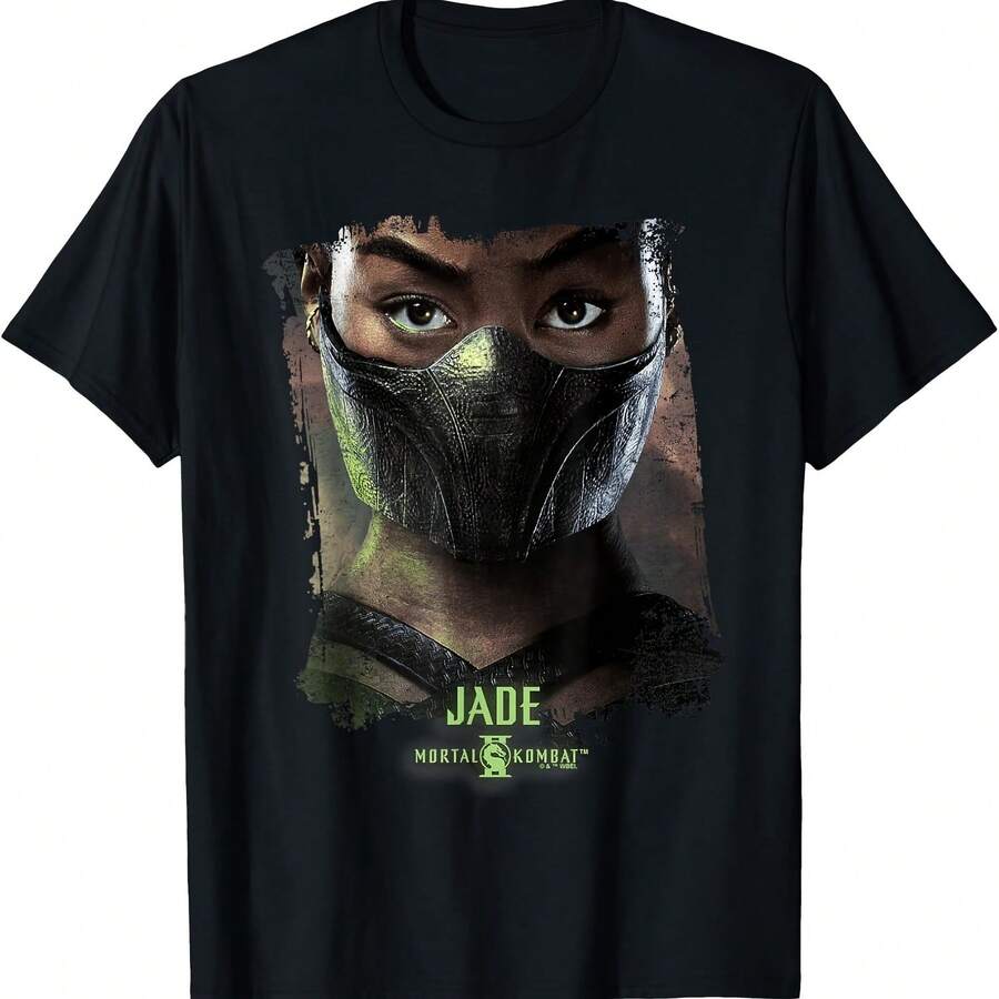 Mortal KombatD 2 Jade Portrait T-Shirt - Black - View 1