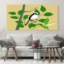 Póster de Lienzo con Marco de Madera en 2D, Tema Anime - Nombre/Arte Personalizable - Impresión HD para Pared con Marco Envolvente - Decoración para Habitación - Listo para Colgar en Sala, Dormitorio, Oficina - s Disponibles - - Enmarcado - Ver 2
