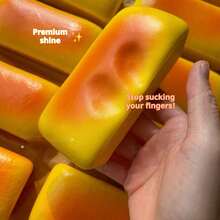 1 cái bánh Mochi Manju bơ thanh mềm hồi chậm, đồ chơi bánh gạo nếp mềm dễ bóp, đồ chơi bánh mì mềm sọc vàng, đồ chơi cảm giác mềm ẩm giúp giảm căng thẳng và lo âu, hồi chậm chịu áp lực, đồ chơi bóp thực phẩm chân thực, đồ chơi bóp giảm căng thẳng cho người lớn, quà tặng đồ chơi giảm căng thẳng, phù hợp để giảm lo âu và các hoạt động thiền định. Đây là lựa chọn lý tưởng làm quà tặng cho bạn bè và gia đình, trò đùa văn phòng hoặc quà tặng tiệc nhỏ (bao bì bìa cứng ngẫu nhiên) - Nhiều màu - Xem 13