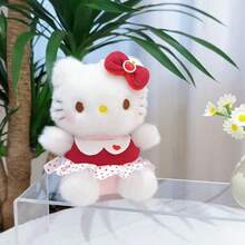 SANRIO 1个三丽鸥Hello Kitty毛绒玩偶，4种款式可选 - 可爱卡通毛绒玩偶，少女风挂饰，背包挂件，汽车装饰，儿童生日礼物，女士节日礼物，日系可爱收藏品，值得收藏的家居装饰品 - 彩色 - 查看 6