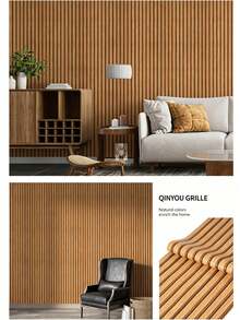 1 rollo de papel tapiz autoadhesivo removible con textura de grano de madera marrón, papel de contacto de vinilo vintage removible para dormitorio, comedor, decoración del hogar, encimera, revestimiento de gabinete, instalación fácil de bricolaje, 17.7inX39.3/118.1/196.8in - marrón - Ver 5