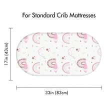 2pcs Baby Crib Fitted Sheets, Soft & Comfortable For Infant Mattress (32" X 16"), Suitable For Oval And Rectangular Cribs - Bassinet Sheet-so - View 6